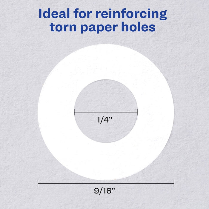 Avery® White Self-Adhesive Reinforcement Labels