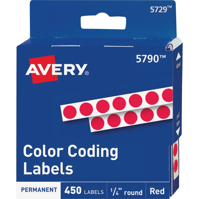 Avery® 1/4" Color-Coding Labels
