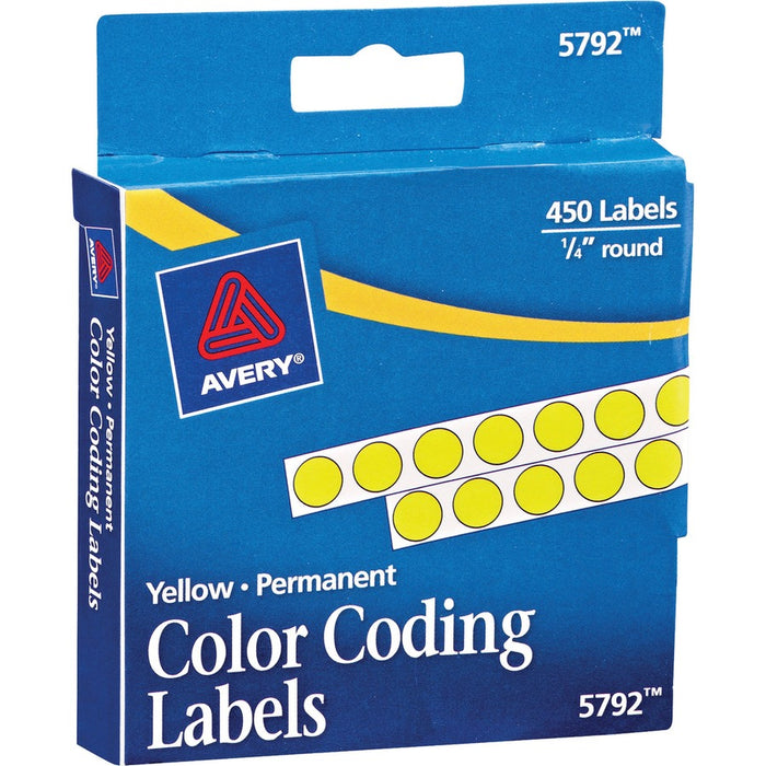 Avery® 1/4" Color-Coding Labels