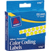 Avery® 1/4" Color-Coding Labels