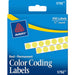 Avery® 1/4" Color-Coding Labels