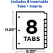 Avery® Big Tab Extra-Wide Insertable Dividers