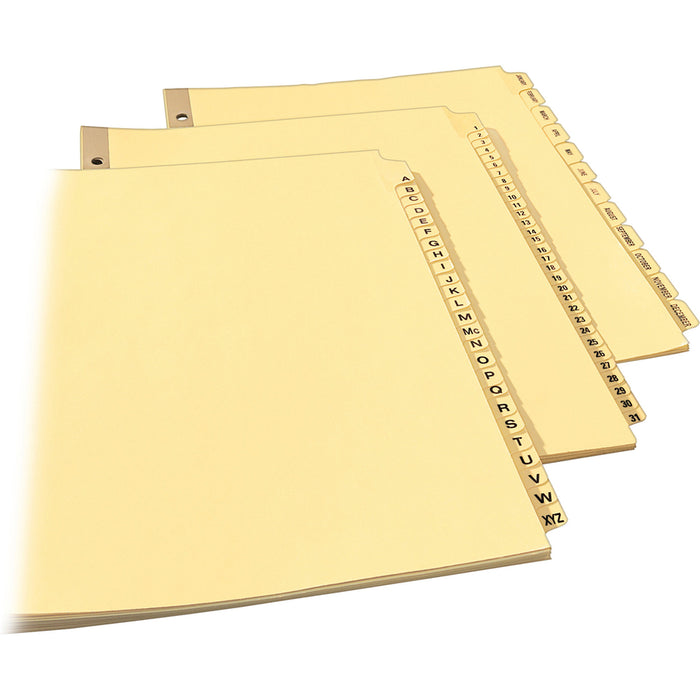 Avery® Laminated Dividers - Gold Reinforced