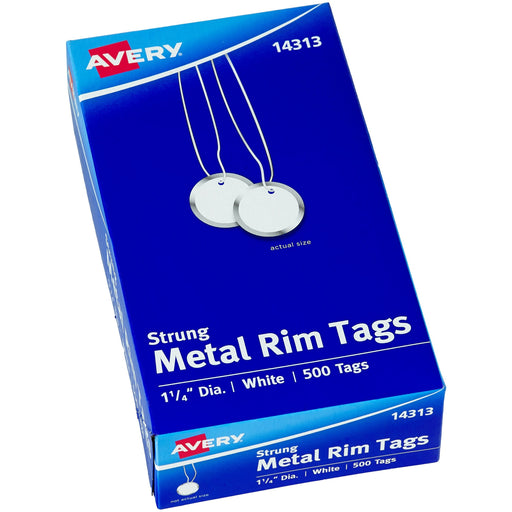 Avery® Metal Rim Key Tags