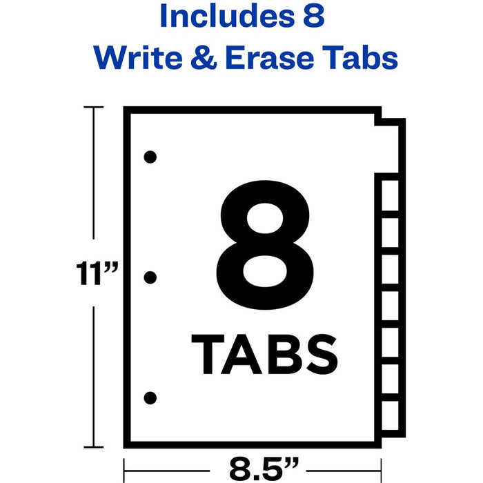 Avery® Big Tab Eraseable Write-On Dividers