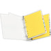 Avery® Plastic Tab Dividers w/ White Labels