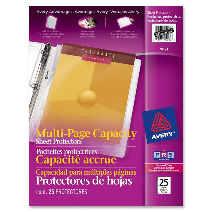 Avery® Diamond Clear Multi-Page Capacity Sheet Protectors