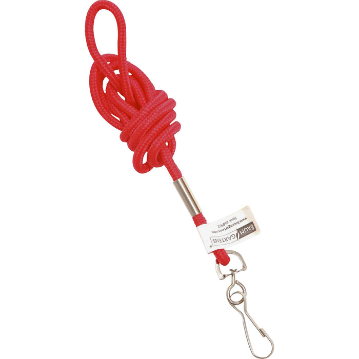 SICURIX Standard Rope Lanyard - 1 Each - 36 Length - Red - Nylon