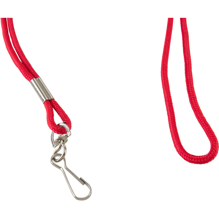 SICURIX Standard Rope Lanyard - 1 Each - 36 Length - Red - Nylon