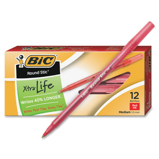 BIC Round Stic Ballpoint Pens