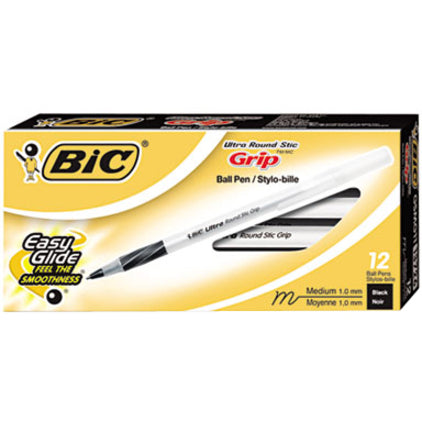 BIC Round Stic Grip Ballpoint Pen