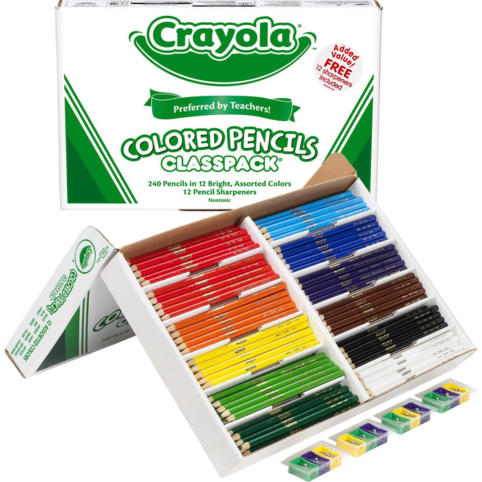 Crayola Colored Pencil Classpack in 12 Colors