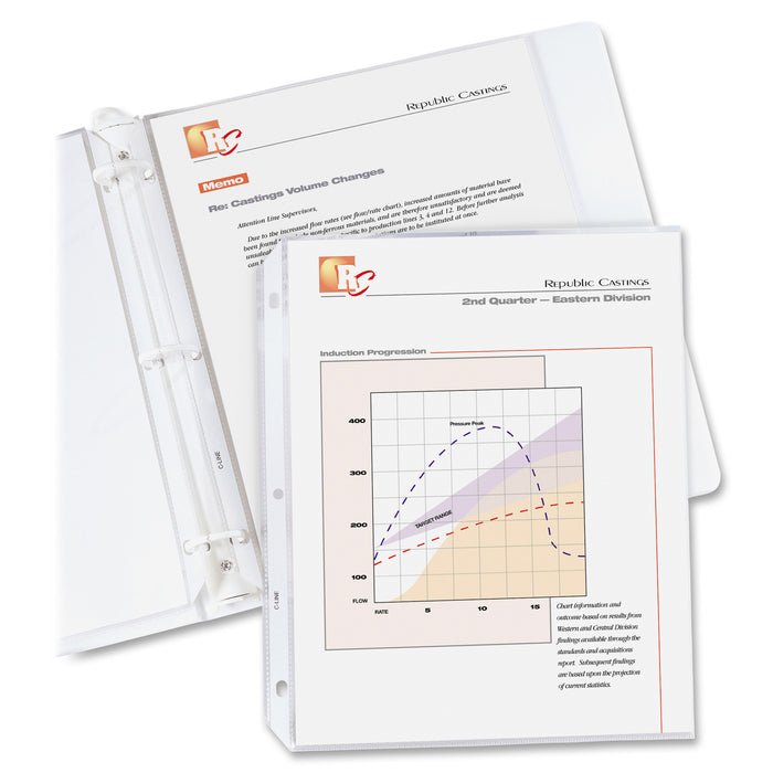 C-Line Standard Weight Poly Sheet Protectors