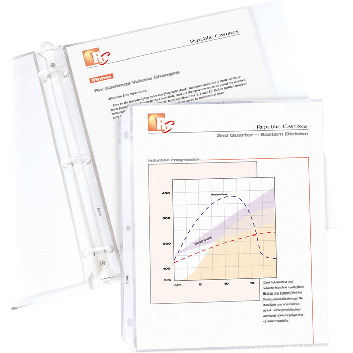 C-Line Standard Weight Poly Sheet Protectors