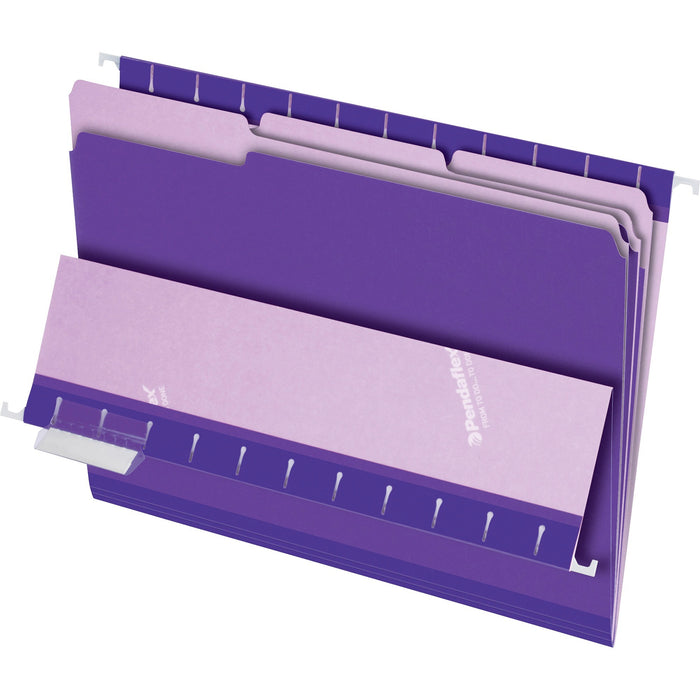 Pendaflex 1/3 Tab Cut Letter Recycled Top Tab File Folder