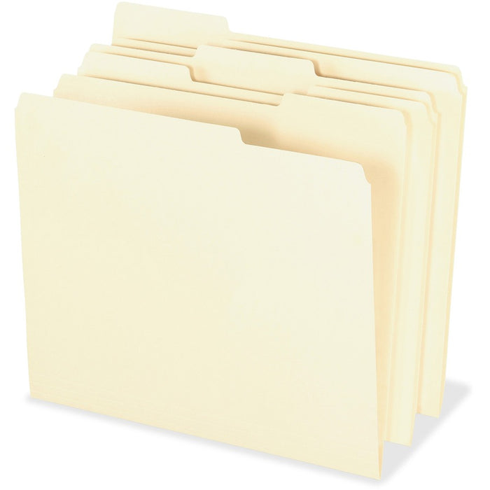 Pendaflex 1/3 Tab Cut Letter Recycled Top Tab File Folder