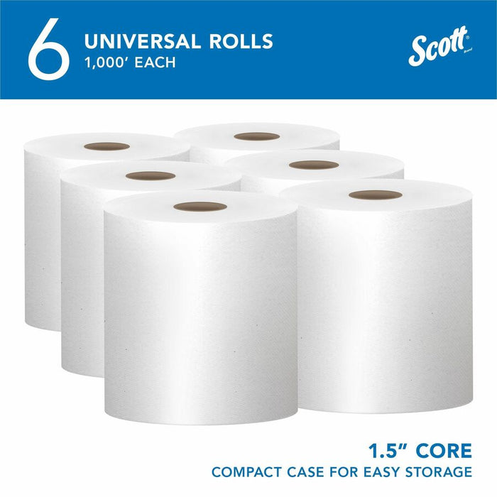 Scott Essential Universal High-Capacity Hard Roll Towels with Absorbency Pockets