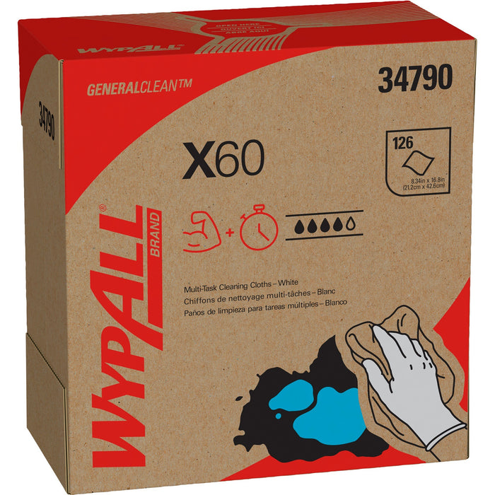 Wypall General Clean X60 Multi-Task Cleaning Cloths - Pop-Up Box