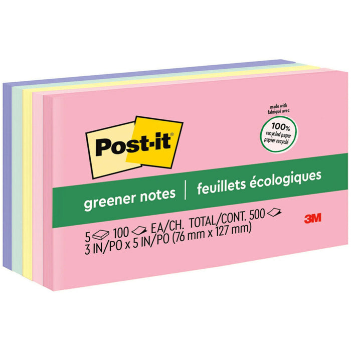 Post-it® Greener Notes - Sweet Sprinkles Color Collection