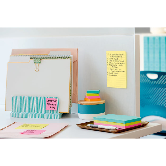 Post-it® Super Sticky Lined Notes