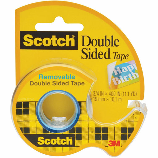 Scotch Removable Double-Sided Tape - 3/4"W