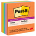 Post-it® Super Sticky Lined Notes - Energy Boost Color Collection