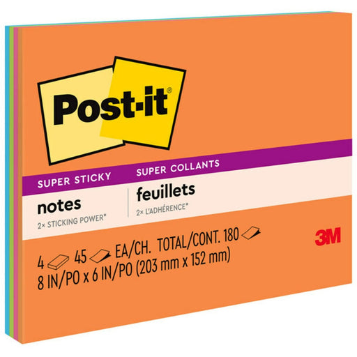 Post-it® Super Sticky Notes - Energy Boost Color Collection