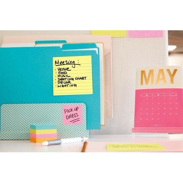 Post-it® Super Sticky Lined Dispenser Notes