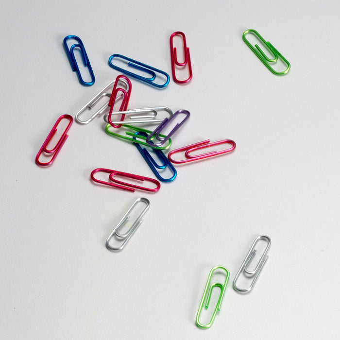 Officemate Translucent Vinyl Paper Clips