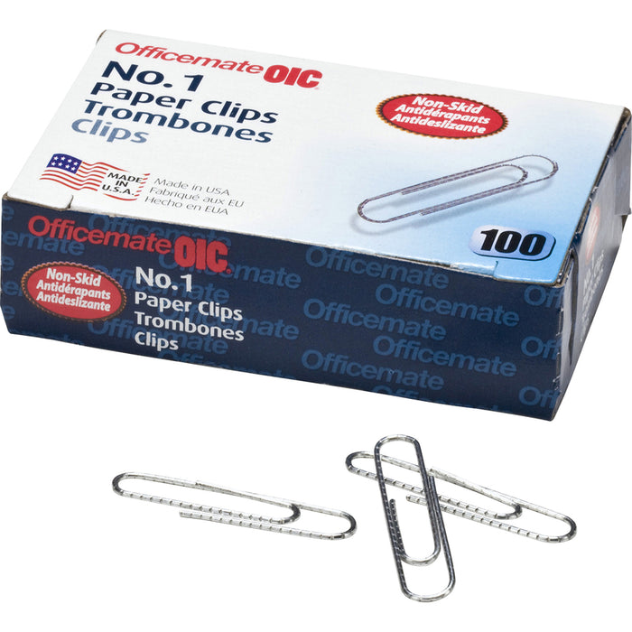 Officemate Nonskid Paper Clips