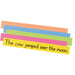 Pacon Super Bright Sentence Strips