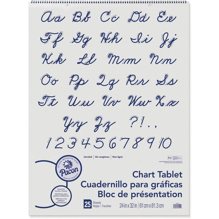 Pacon Unruled Chart Tablet