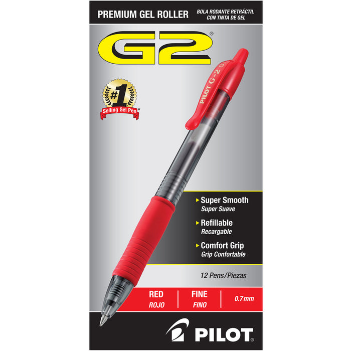 Pilot G2 Retractable Gel Ink Rollerball Pens