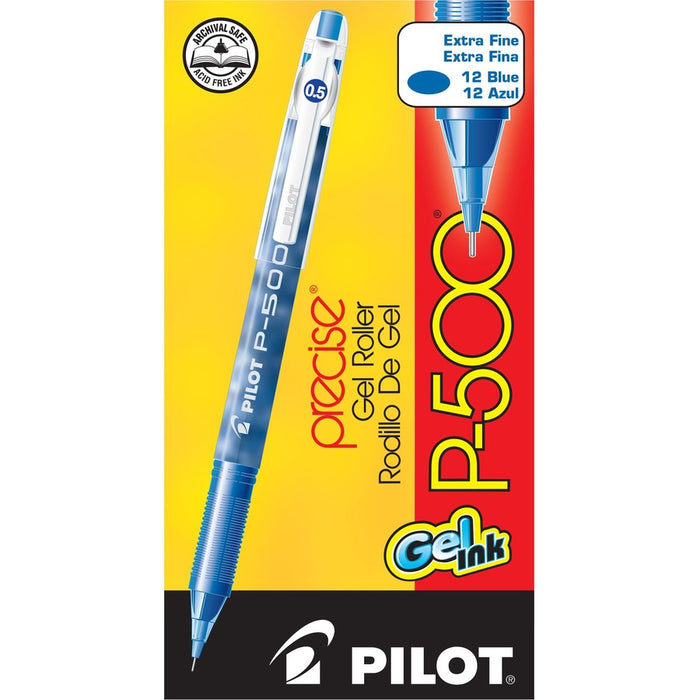 Pilot Precise P-500 Precision Point Extra-Fine Capped Gel Rolling Ball Pens