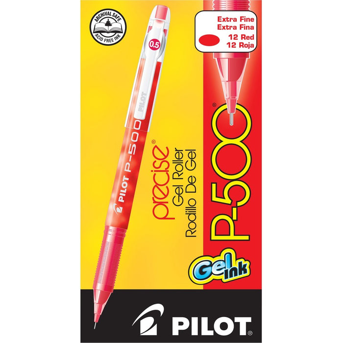 Pilot Precise P-500 Precision Point Extra-Fine Capped Gel Rolling Ball Pens