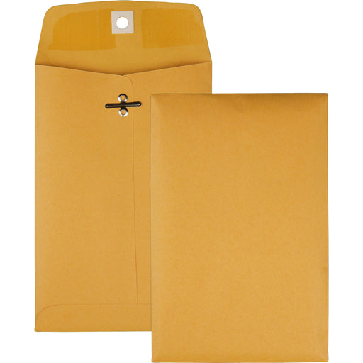 Quality Park 5 x 7-1/2 Clasp Envelopes with Deeply Gummed Flaps