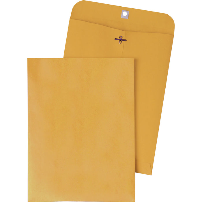 Quality Park 6-1/2 x 9-1/2 Clasp Envelopes ith Deeply Gummed Flaps