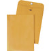 Quality Park 6-1/2 x 9-1/2 Clasp Envelopes ith Deeply Gummed Flaps