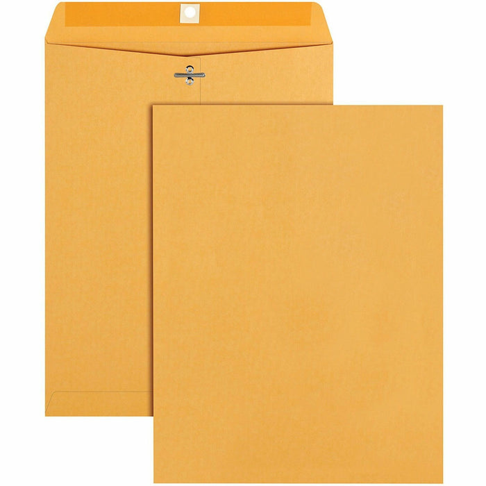 Quality Park 9-1/2 x 12-1/2 Clasp Envelopes with Deeply Gummed Flaps