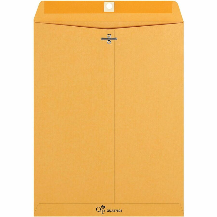 Quality Park 9-1/2 x 12-1/2 Clasp Envelopes with Deeply Gummed Flaps