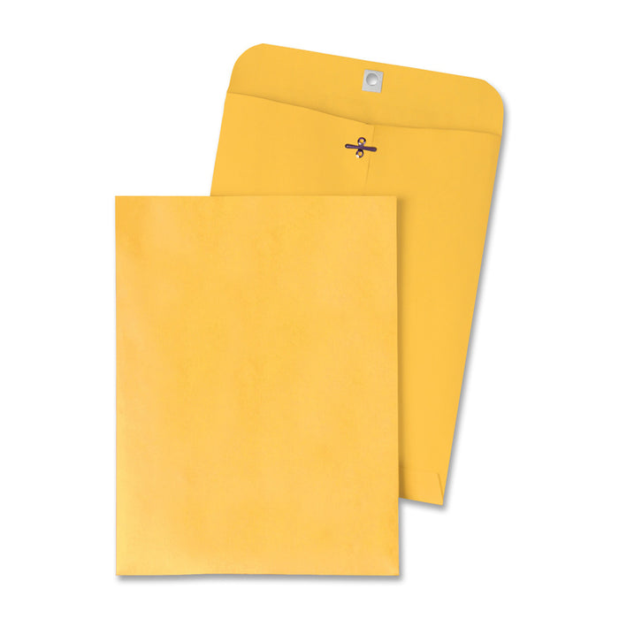 Quality Park 12 x 15-1/2 Clasp Envelope with Deeply Gummed Flaps