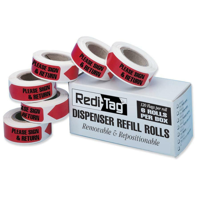 Redi-Tag Sign/Return Refill Flags