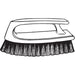 Rubbermaid Commercial Iron Handle Scrub Brush