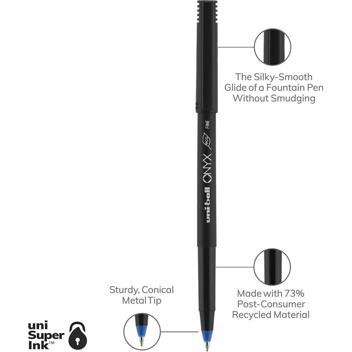 uniball Onyx Rollerball Pens