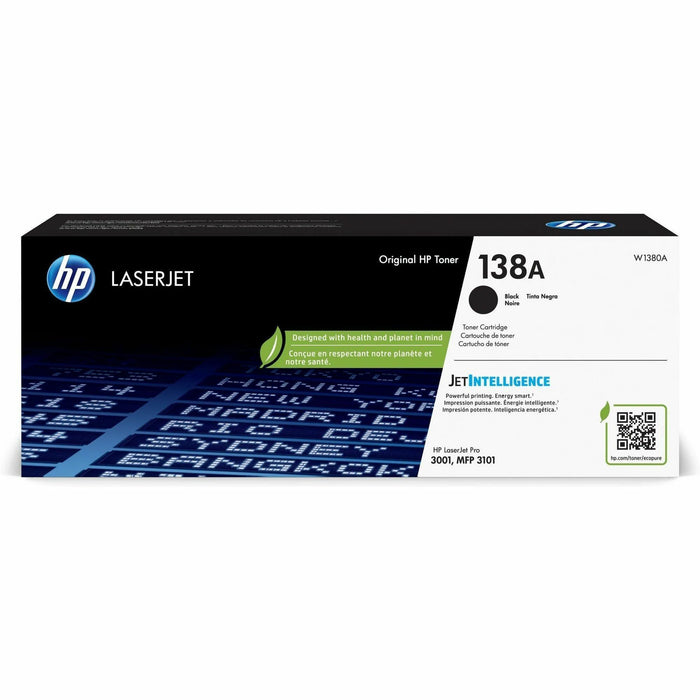 HP 138A Original Standard Yield Laser Toner Cartridge - Black - 1 Each