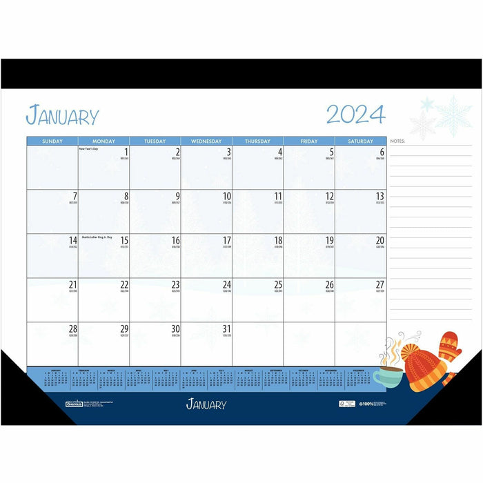 House of Doolittle Seasonal Holiday Deskpad Calendar