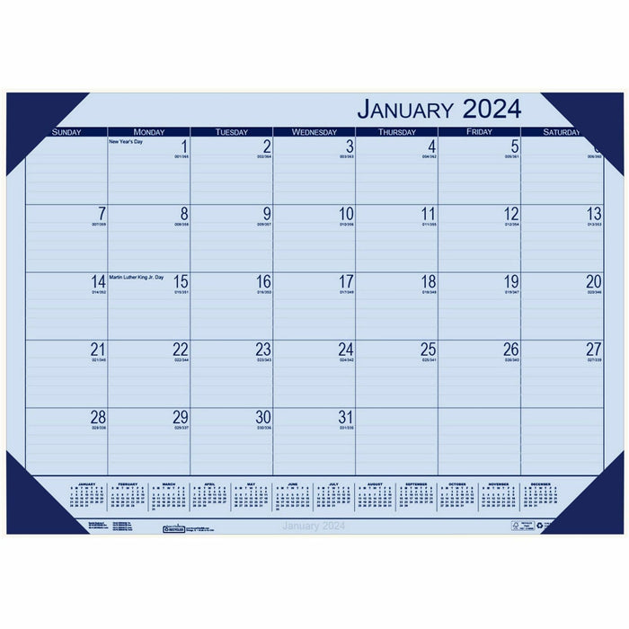 House of Doolittle Ecotones Compact Calendar Desk Pads
