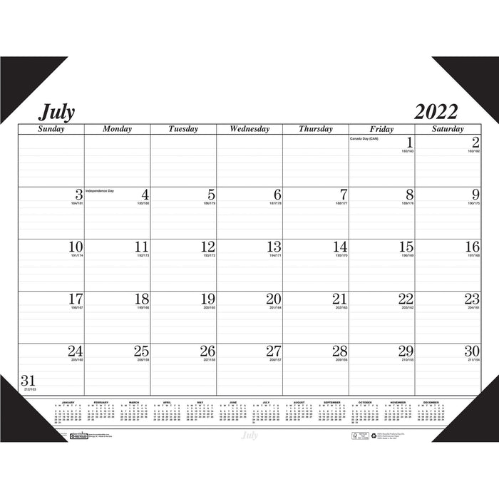 House of Doolittle 14-month Academic Economy Desk Pad