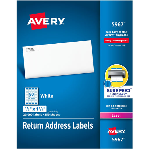 Avery® Easy Peel Mailing Laser Labels