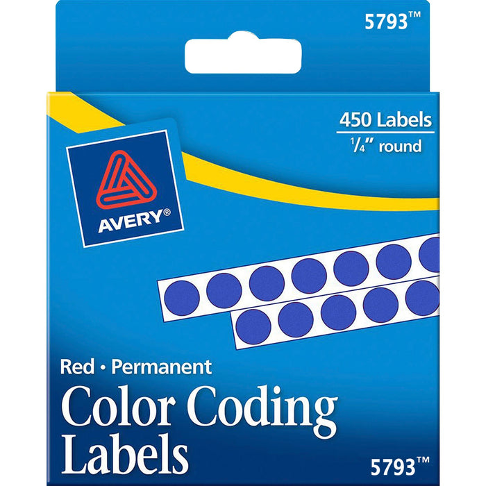 Avery® 1/4" Color-Coding Labels